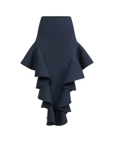 Alaïa Ruffle Pointed Sculpted Midi Skirt | Thumbnail 2 Alaïa Ruffle Pointed Sculpted Midi Skirt | Thumbnail 2