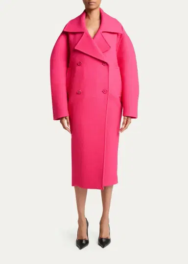 Balenciaga Long Cocoon Coat | Thumbnail 2 Balenciaga Long Cocoon Coat | Thumbnail 2