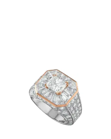 Reza Tour 18K White and Rose Gold Diamond Ring | Thumbnail 1