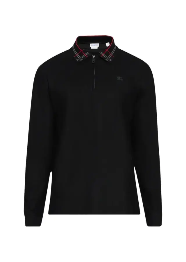 Burberry Men's Pelham Half-Zip Polo Sweater