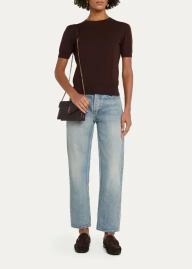 Saint Laurent Cassandre YSL Quilted Leather Crossbody | Thumbnail 5 Saint Laurent Cassandre YSL Quilted Leather Crossbody | Thumbnail 5