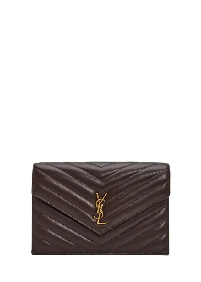 Saint Laurent Cassandre YSL Quilted Leather Crossbody