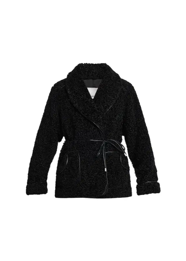 Simkhai Kimia Tie Waist Sherpa Jacket
