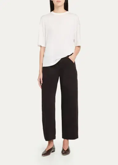Vince Washed Cotton Twill Mid-Rise Utility Pants | Thumbnail 2