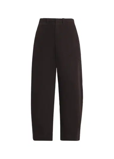 Vince Washed Cotton Twill Mid-Rise Utility Pants | Thumbnail 1