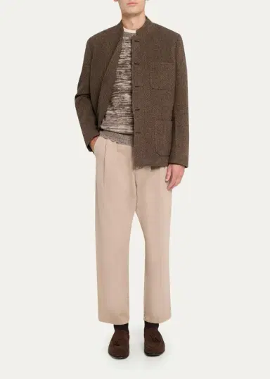Massimo Alba Men's Fossil Pleated Pants | Thumbnail 2 Massimo Alba Men's Fossil Pleated Pants | Thumbnail 2
