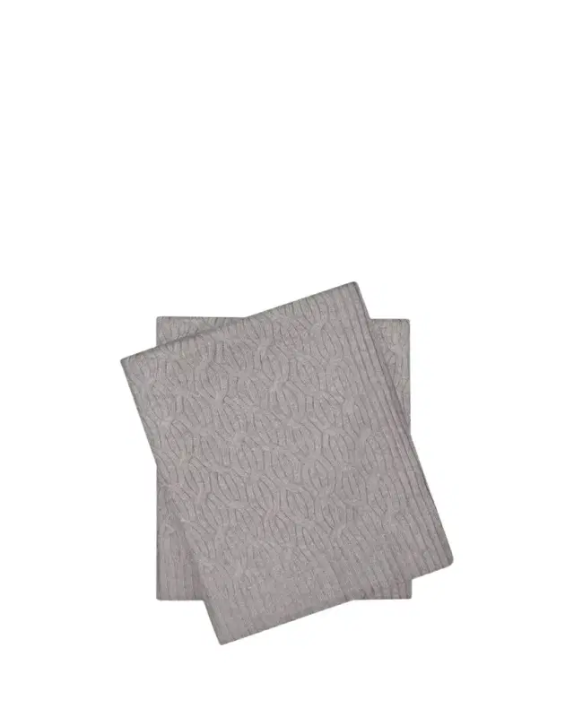 Sofia Cashmere Modern Cable-Knit Cashmere Throw, 56" x 72"