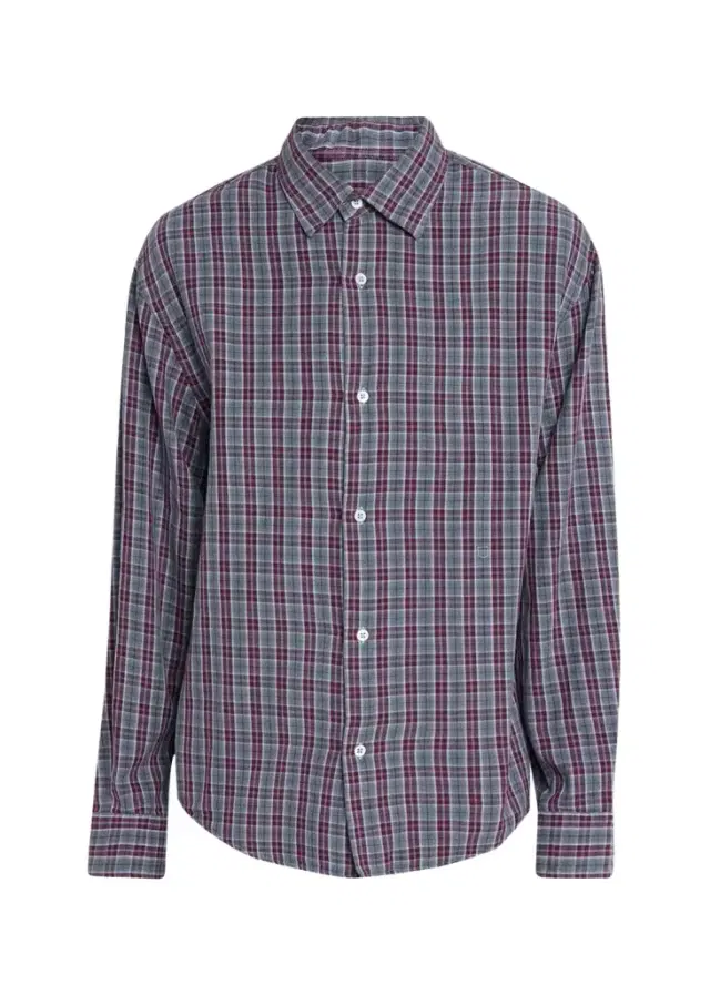 Massimo Alba Men's Plaid Cotton Button-Front Shirt