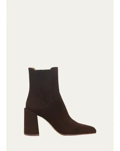 Gabriela Hearst Luke 90MM Suede Ankle Boots | Thumbnail 2 Gabriela Hearst Luke 90MM Suede Ankle Boots | Thumbnail 2