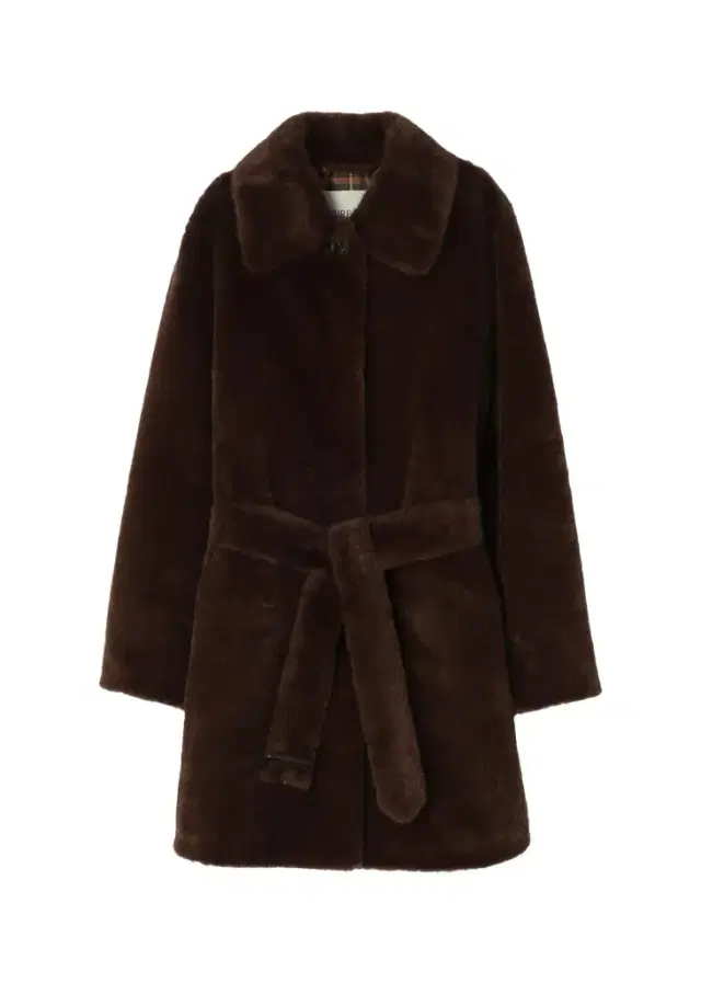 Burberry Belvedere Faux Fur Car Coat