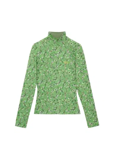 Loewe Mock Turtleneck Floral Top | Thumbnail 1