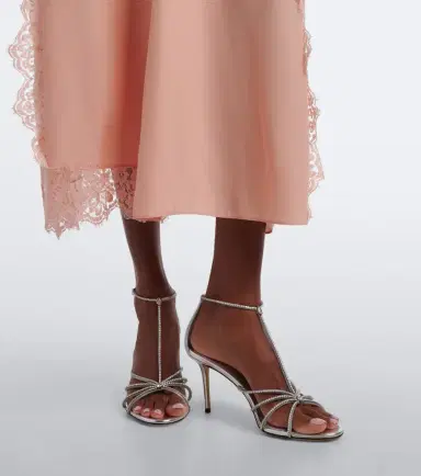 Mach & Mach Daisy embellished leather sandals | Thumbnail 6
