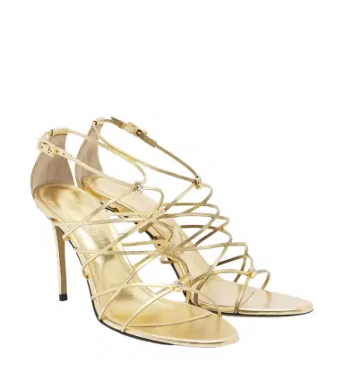Mach & Mach Daisy embellished leather sandals | Thumbnail 1