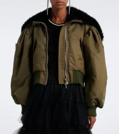 Simone Rocha Padded hooded bomber jacket | Thumbnail 2 Simone Rocha Padded hooded bomber jacket | Thumbnail 2