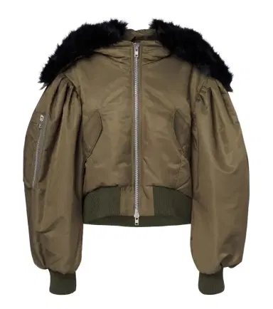 Simone Rocha Padded hooded bomber jacket | Thumbnail 1 Simone Rocha Padded hooded bomber jacket | Thumbnail 1
