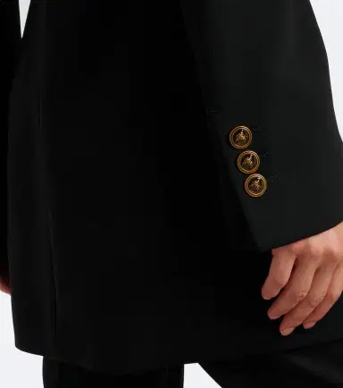 Versace Embellished wool tuxedo jacket | Thumbnail 6
