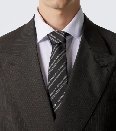 Gucci Horsebit striped silk tie | Thumbnail 3 Gucci Horsebit striped silk tie | Thumbnail 3