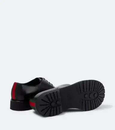 Gucci Leather Derby shoes | Thumbnail 3 Gucci Leather Derby shoes | Thumbnail 3