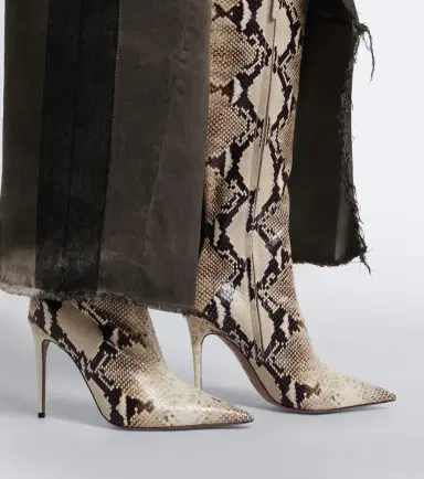 Paris Texas Vera snake-effect leather knee-high boots | Thumbnail 6 Paris Texas Vera snake-effect leather knee-high boots | Thumbnail 6