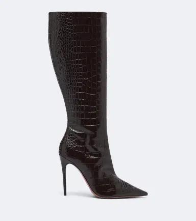 Paris Texas Vera croc-effect leather knee-high boots | Thumbnail 2 Paris Texas Vera croc-effect leather knee-high boots | Thumbnail 2