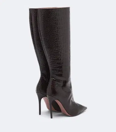 Paris Texas Vera croc-effect leather knee-high boots | Thumbnail 3 Paris Texas Vera croc-effect leather knee-high boots | Thumbnail 3