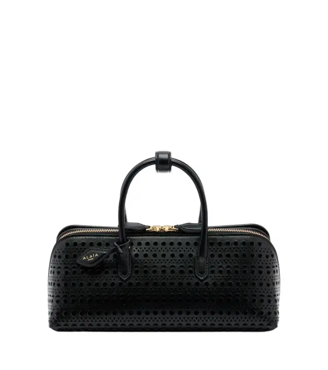 Alaïa Alaïa Delta Medium Vienne leather top-handle bag
