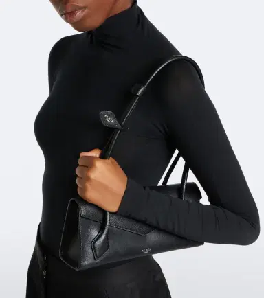 Alaïa Alaïa Le Teckel Small leather shoulder bag | Thumbnail 6