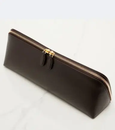 Alaïa Alaïa Delta Small leather clutch | Thumbnail 2