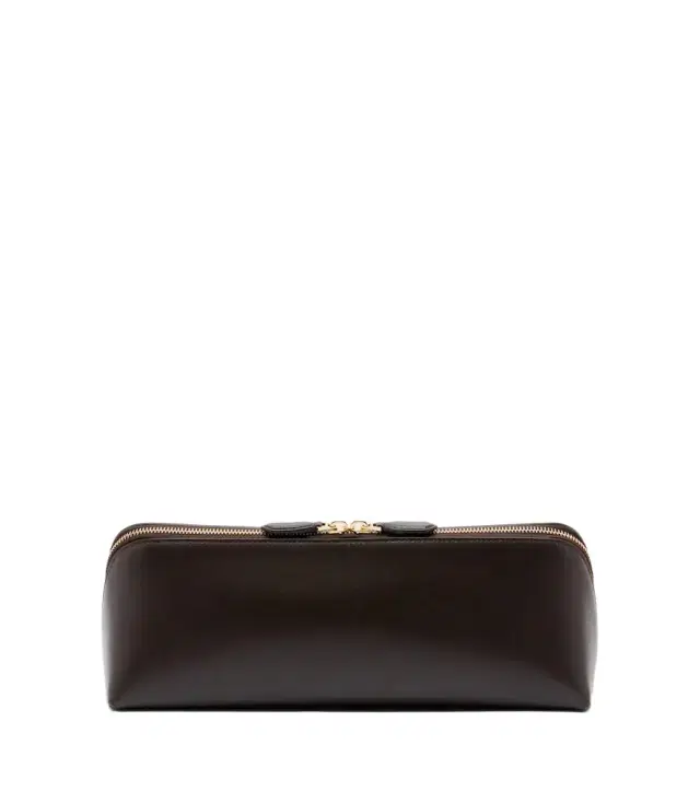 Alaïa Alaïa Delta Small leather clutch