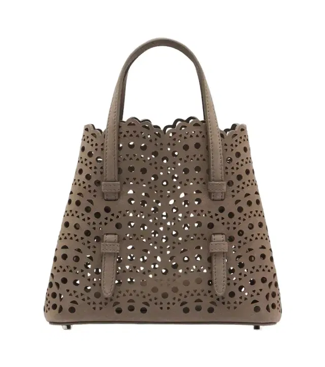Alaïa Alaïa Mina 20 Vienne suede top-handle bag