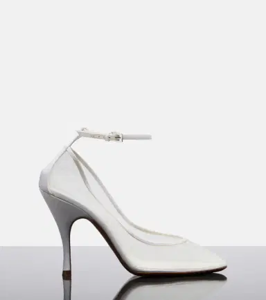 Alaïa Alaïa Grosgrain-trimmed mesh pumps | Thumbnail 4 Alaïa Alaïa Grosgrain-trimmed mesh pumps | Thumbnail 4