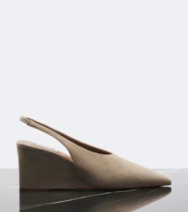 Alaïa Alaïa Suede wedge slingback pumps | Thumbnail 2 Alaïa Alaïa Suede wedge slingback pumps | Thumbnail 2