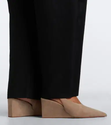 Alaïa Alaïa Suede wedge slingback pumps | Thumbnail 5 Alaïa Alaïa Suede wedge slingback pumps | Thumbnail 5