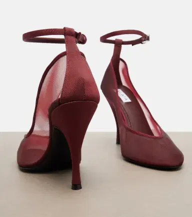 Alaïa Alaïa Grosgrain-trimmed mesh pumps | Thumbnail 2 Alaïa Alaïa Grosgrain-trimmed mesh pumps | Thumbnail 2
