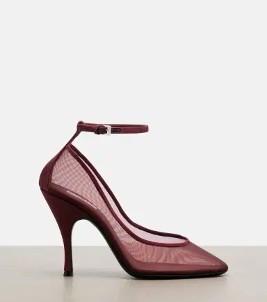 Alaïa Alaïa Grosgrain-trimmed mesh pumps | Thumbnail 3 Alaïa Alaïa Grosgrain-trimmed mesh pumps | Thumbnail 3