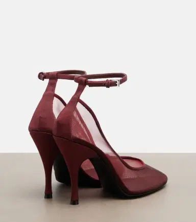 Alaïa Alaïa Grosgrain-trimmed mesh pumps | Thumbnail 4 Alaïa Alaïa Grosgrain-trimmed mesh pumps | Thumbnail 4