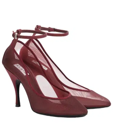 Alaïa Alaïa Grosgrain-trimmed mesh pumps | Thumbnail 1 Alaïa Alaïa Grosgrain-trimmed mesh pumps | Thumbnail 1