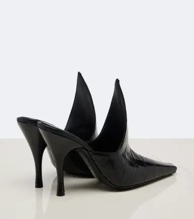 Alaïa Alaïa Croc-effect leather mules | Thumbnail 2