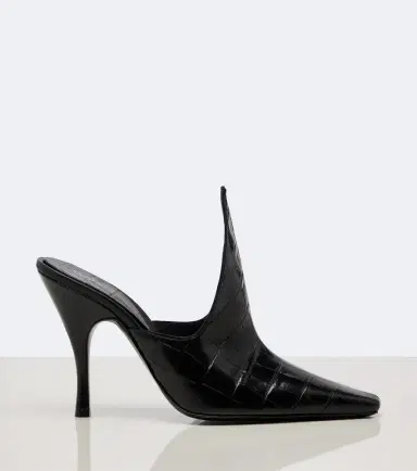 Alaïa Alaïa Croc-effect leather mules | Thumbnail 3