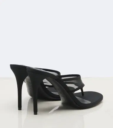 Alaïa Alaïa Infra tulle thong sandals | Thumbnail 2 Alaïa Alaïa Infra tulle thong sandals | Thumbnail 2