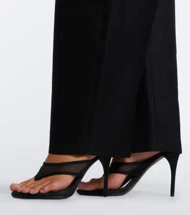 Alaïa Alaïa Infra tulle thong sandals | Thumbnail 6 Alaïa Alaïa Infra tulle thong sandals | Thumbnail 6