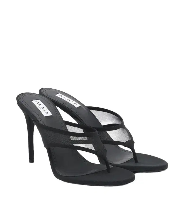 Alaïa Alaïa Infra tulle thong sandals