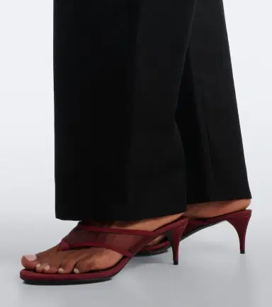 Alaïa Alaïa Mesh thong sandals | Thumbnail 5 Alaïa Alaïa Mesh thong sandals | Thumbnail 5