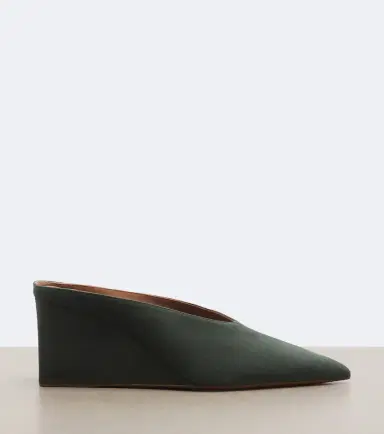 Alaïa Alaïa Cube suede wedge mules | Thumbnail 3 Alaïa Alaïa Cube suede wedge mules | Thumbnail 3