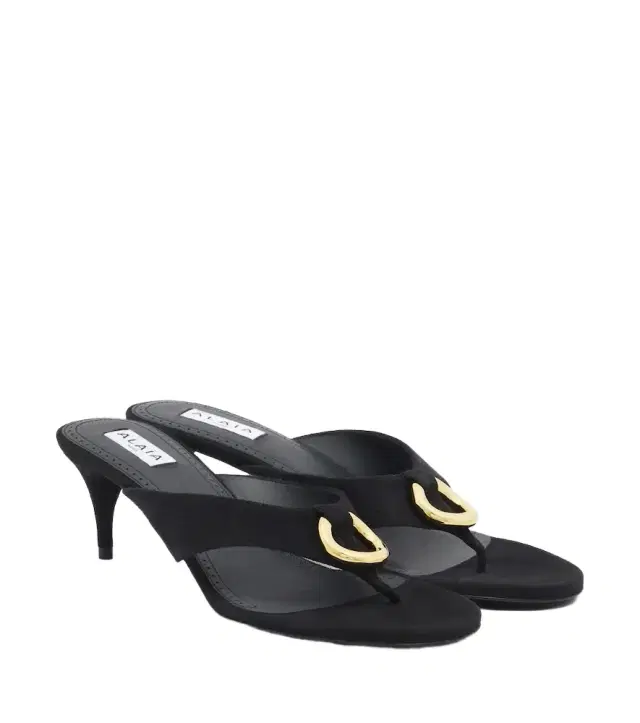 Alaïa Alaïa Infra suede thong sandals