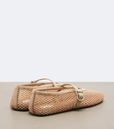 Alaïa Alaïa Fishnet Mary Jane flats | Thumbnail 3 Alaïa Alaïa Fishnet Mary Jane flats | Thumbnail 3