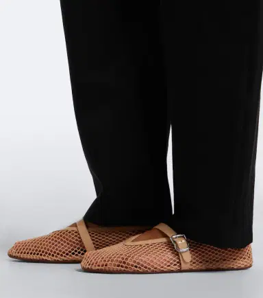 Alaïa Alaïa Fishnet Mary Jane flats | Thumbnail 5 Alaïa Alaïa Fishnet Mary Jane flats | Thumbnail 5