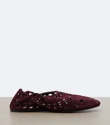 Alaïa Alaïa Vienne suede ballet flats | Thumbnail 2