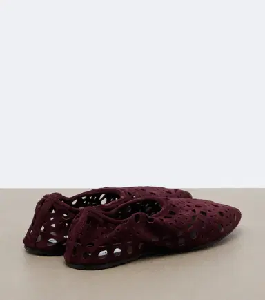 Alaïa Alaïa Vienne suede ballet flats | Thumbnail 3