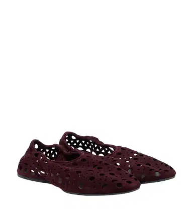 Alaïa Alaïa Vienne suede ballet flats | Thumbnail 1